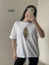 Футболка Fsn 1300 white - делук