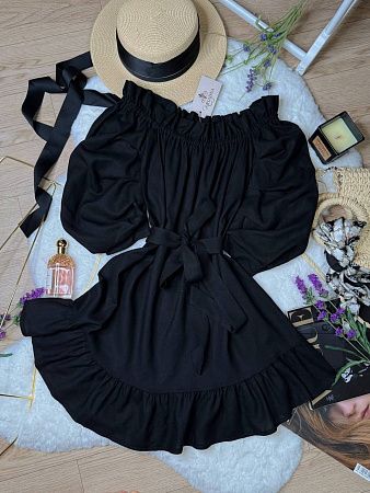 Платье Arina 1606 black - делук