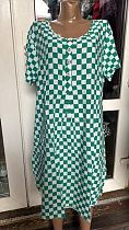 Платье Saimeiqi 1588 green - делук