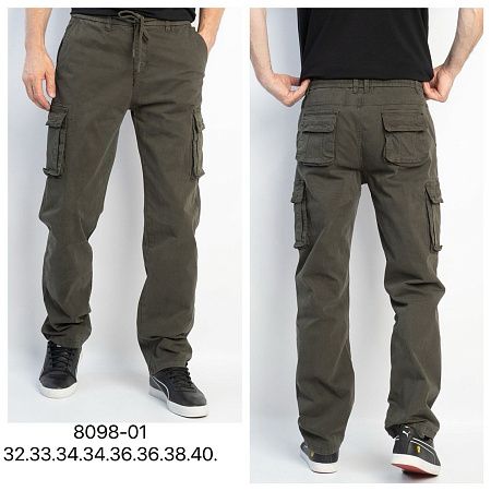 Джинсы God Baron 8098-01 khaki - делук