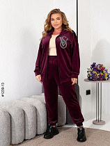 Костюм Спорт Odesaopt 1239-13 wine - делук