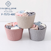 Набір серветок у подарунковій корзинці 7573-F-24 - делук