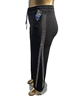 Штаны Спорт Kenalin 9670-7 black - делук