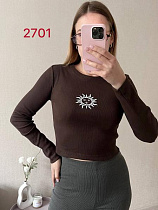 Свитер Fsn 2701 brown - делук