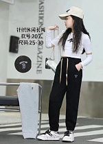Штаны Спорт Chicwear 207 black - делук
