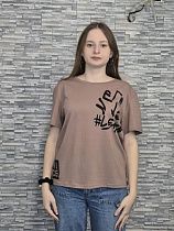 Футболка Newe NW344 brown - делук