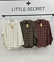 Рубашка Little Secret 7062 brown - делук