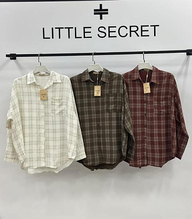 Рубашка Little Secret 7062 brown - делук