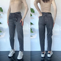 Джинсы Three Black Women TB59 grey - делук