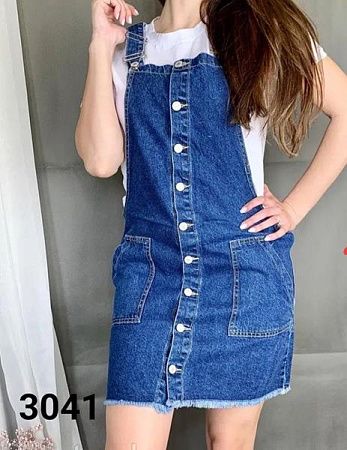 Сарафан Jeans Style 3041 blue - делук