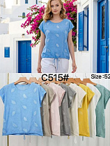 Футболка Kaffir Lily C515 yellow - делук