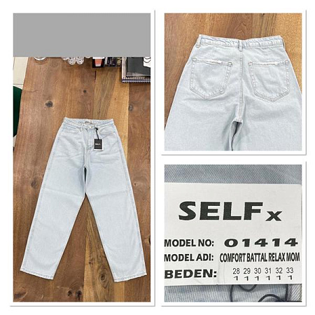 Джинсы Jeans Club 1414 white - делук