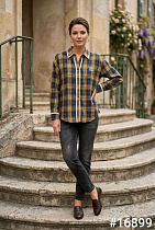 Рубашка Kosta 16899 yellow - делук