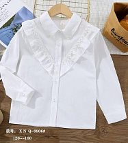Блузка Фунтик Q9806 white - делук