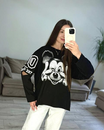 Свитер S.Style 38-2 black - делук