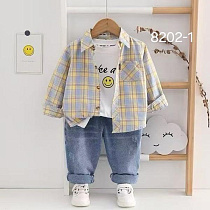 Рубашка Фунтик 8202-1 grey - делук
