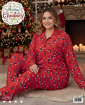 Пижама Estima 6872 red - делук