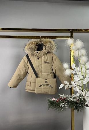 Куртка Delfinka 8638 beige - делук