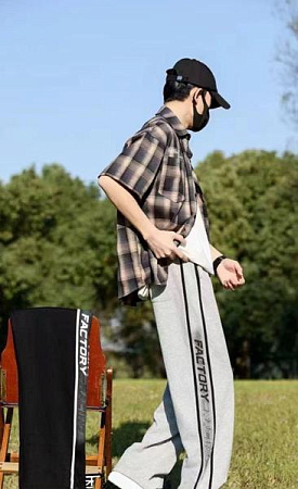 Штаны Спорт Farbique 227 black - делук