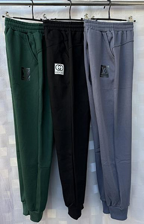 Штаны Спорт Shon S1743 green - делук