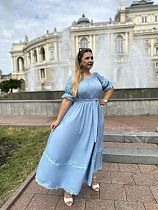 Платье Latoria 285-3 l.blue - делук