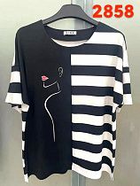 Футболка Lida 2858 black - делук