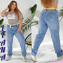 Джинсы Liana Denim 1-012 l.blue - делук