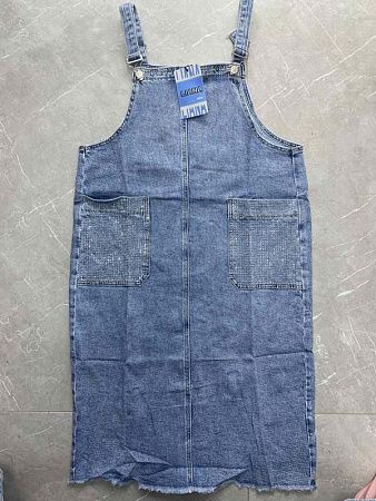 Сарафан Liana Denim 460 l.blue - делук