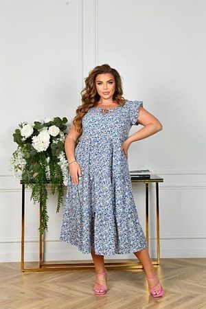Платье Iren Veles 1024 l.blue - делук