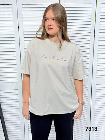 Футболка Mmc Clothes 7313 l.beige - делук