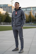 Костюм Спорт Hai H1351 grey - делук