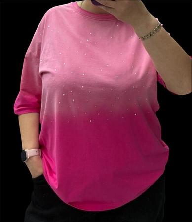 Футболка Elena&Vika 205106 pink - делук