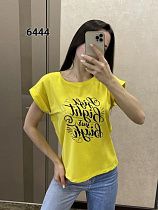 Футболка Fsn 6444 yellow - делук