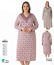 Ночнушка Cotpark 13741B pink - делук