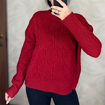 Свитер Levisha 26405 red - делук
