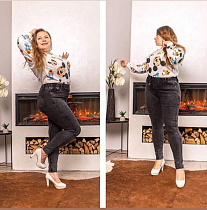 Джинсы Hoan HN1001 grey - делук