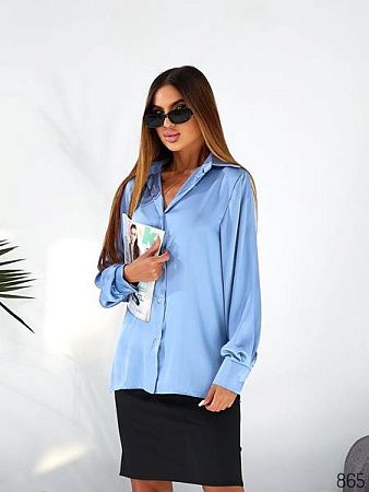 Блузка Loren 865-1 l.blue - делук