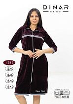 Халат Sss Annet DO-D4615 d.brown - делук