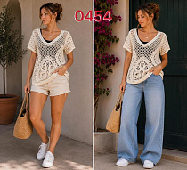 Футболка Gertie 0454 beige - делук