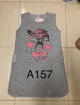 Ночнушка Xyen A157 grey - делук