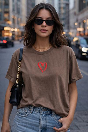 Футболка Major 2144 brown - делук