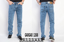 Джинсы Basanjiu 1268-1 l.blue - делук