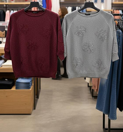 Свитер Julia JL1030 wine - делук