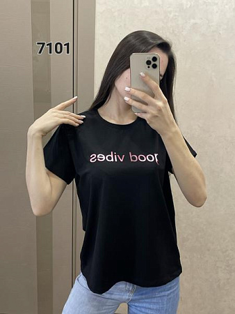 Футболка Fsn 7101 black - делук