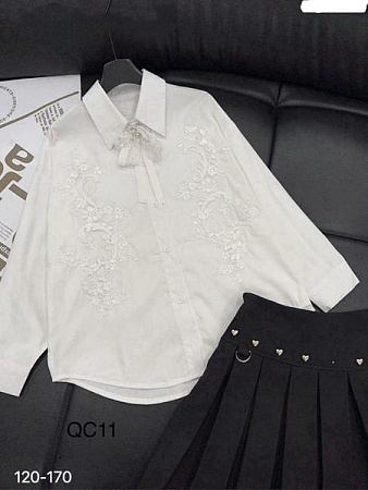 Рубашка Fashion Kids QC11 white - делук