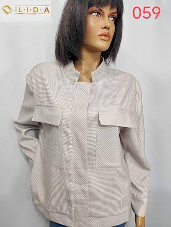 Рубашка Lida 059 beige - делук