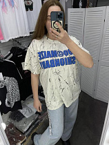 Футболка Karon 6133 white-blue - делук