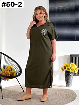 Платье Bat 50-2 khaki - делук