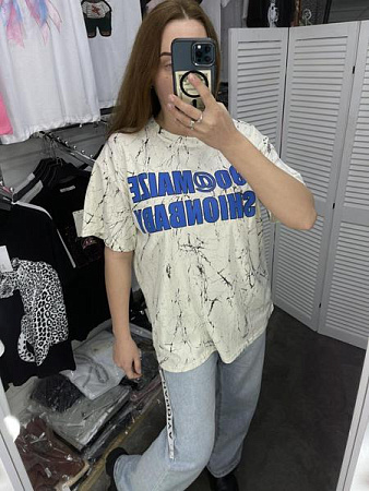 Футболка Karon 6133 white-blue - делук