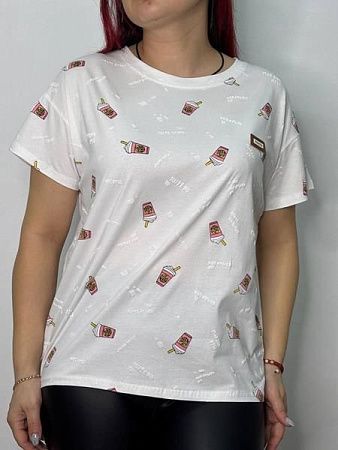 Футболка Kosta KS555 white - делук